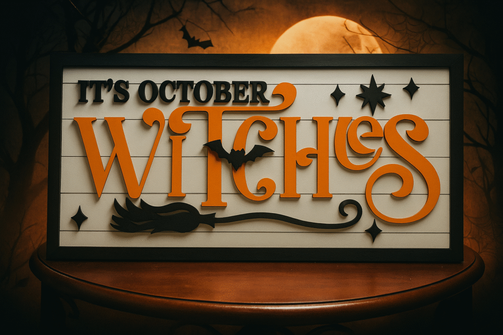 It’s October Witches Sign