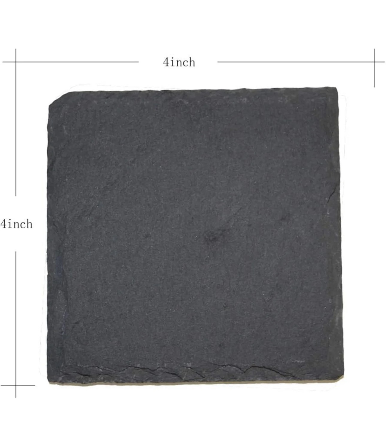 Personalized Slate Coaster Set (4) - Image 2