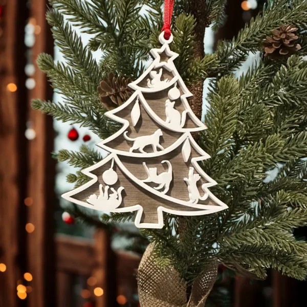 Playful Christmas Cat Tree